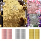 Resim 3 adet Küçük Kare Yağmur Perdesi Paketi, 99.97x199.95cm Püsküllü Akış Paneli Gençlik Partileri, Mezuniyetler, Tatil Etkinlikleri için | Yüksek Kapsama Duvar Dekoru ve Fotoğraf Bölücüleri, Güzel Süslemeler 