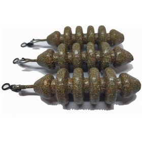 Resim SAZAN RİG Kaplama Yay Tipi Olta Kurşunu Toprak 90 gr (3 adet) 