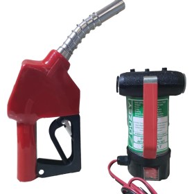 Resim Düzey/220 Volt Mazot Aktarma Pompası & Otomatik Akaryakıt Tabancası Seti 