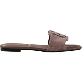 Resim Calvin Klein SQUARE FLAT SNDL EMBL SUEDE 