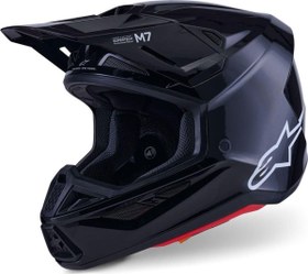 Resim Alpinestars S-M7 Off-Road Kaskı Siyah 