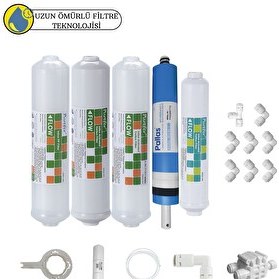 Resim Purefer Kapalı Kasa Su Arıtma Cihazlarına Sertifikalı 5'li Pallas Mebran 5'li 