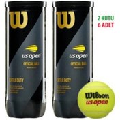 Resim Wilson 2 Kutu Us Open Tenis Topu Vakum Ambalajda Wrt10620 