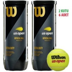Resim Wilson 2 Kutu Us Open Tenis Topu Vakum Ambalajda Wrt10620 