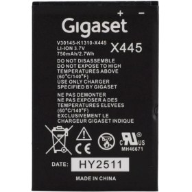 Resim Siemens Gigaset X445 Batarya SL400 SL450 SL450 Go SL780 