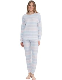 Resim U.S. Polo Assn. Kadın Baskılı Yuvarlak Yaka Pijama Takımı-baskılı-l Çok Renkli 