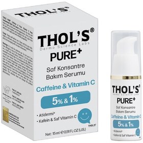 Resim Thol's Pure+ Caffeine & Vitamin C Konsantre Bakım Serumu 15 ML 