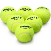 Resim Tenfowee 6 Adet R300 Basısız Tenis Topu - Kaliteli Kauçuk Ve Felt - Sabit Sıçrama - Makine, Antrenman Ve Evcil Hayvanlar İçin 