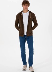 Resim U.S. Polo Assn. Erkek Kahverengi Örme Hırka 50313748-VR029 