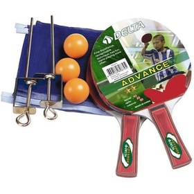 Resim Delta Masa tenisi malzemeleri Raketler MASA TENISI SETI - 2 RAKET 3 TOP AG DEMIR 2 YILDIZ 