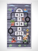 Resim Emin Halı Kids KD168 Multi Çocuk Bebek Halısı Silinebilir Yıkanabilir Tozsuz Çocuk Odası Halısı 