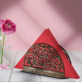 Resim BK Kişiye Özel Ahşap Peçetelik - Model 5-5 