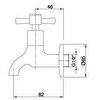 Resim ECA Quadrille Kısa Musluk 102109439 