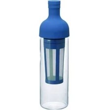 Resim Hario Soğuk Kahve Demleme Filtreli Şişe Mavi 