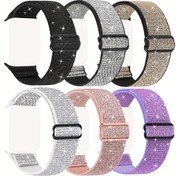 Resim Parlayan Parlak Renkli Saat Kayışı 38/40/41/42/44/45/49mm için, Fitbit Versa 2/Fitbit Versa 3 için, Saat Olmadan 