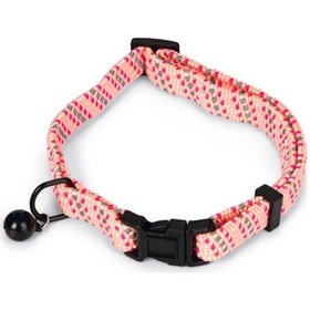 Resim Beeztees Kedi Boyun Tasması, Zilli, Pembe, 24,5-33cm 