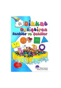 Resim +5 Yaş Dikkat Geliştiren Renkler ve Şekiller Mor Şemsiye 