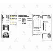 Resim GOETZE ISS 14-20470-10 Gömlek Std Canter 449 659 Turbolu Flanşlı 104.00 