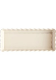 Resim Emile Henry Tart-börek-fırın Kabı Dikdörtgen 36.5 X 15 Cm - Ekru/clay Ekru 