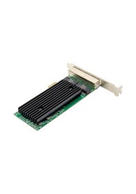 Resim PCI E 4 Port Gigabit Ethernet Ağ Kartı 10 100 1000 Intel 82576 