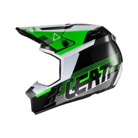 Resim Leatt motosiklet cross enduro kaskı GPX 3.5 V22 siyah yeşil L 