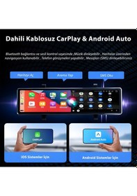 Resim Araç Kamerası C3 Carplay Android Multimedya 4k Ön Ve Arka Kamera 