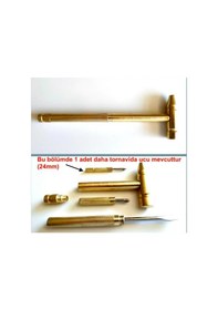 Resim Omeniv Metal Pirinç 6 Fonksiyonlu Çekiç Tornavida Cam Kırıcı 