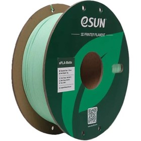 Resim eSUN ePLA-Matte Nane Yeşili Filament 1.75 mm 1 Kg Standart 