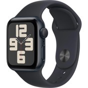 Resim Apple Watch SE 2 MR9Y3TU/A Siyah Akıllı Saat 