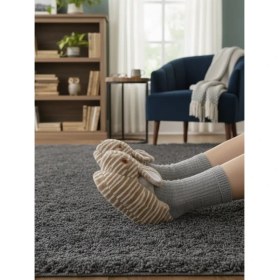 Resim Ayz Yüksek Kalite Yumuşak Kaymaz Taban Sevimli Hayvanlar Peluş Ev Pandufu Ev Botu 