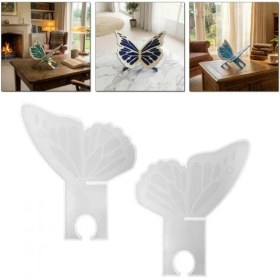 Resim Epoksi Kuran-I Kerim Kelebek Model Desenli Çift Rahle Kalıbı 