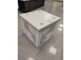 Resim Luxwares 70X70 Plastik Rögar Kutusu + Düz Kapak 