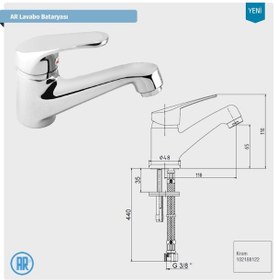 Resim Ar Lucıa Lavabo Bataryası 