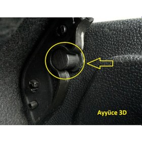 Resim Ayyüce 3d, Skoda Fabia Pandizot Tutucu Pimi, 2 Adet, Siyah 