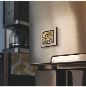 Resim Baykuş Baskılı Mdf Magnet 