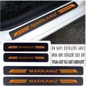 Resim MLH STORE 4Lü Carbon Kapı Eşiği (4 adet) 