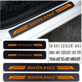 Resim MLH STORE 4Lü Carbon Kapı Eşiği (4 adet) 