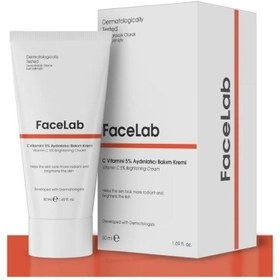 Resim Facelab Aydınlatıcı Vitamin C %5 Cilt Bakım Kremi 50ml 