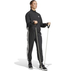 Resim Black/whıte Adidas Kadın Koşu - Yürüyüş Eşofman Üstü We 3s Woven Jkt Jd6539 Siyah 