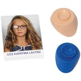 Resim Bizzarini Gözlüğe Yapışan Silikon Göz Kapama Bandı 