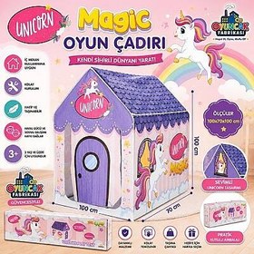 Resim Unicorn Çocuk Oyun Çadırı| Çocuk Oyun Evi 