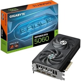 Resim GIGABYTE VGA NVIDIA 8GB GDDR7 RTX5060 EAGLE OC GV-N5060EAGLE OC-8GD 128BIT/3XDP/1XHDMI/2XFAN 