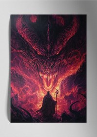 Resim Dekoratif Metal Baskı - Diablo - Metal Poster Tablo 