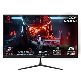 Resim Gameon GOES22FHD120IPS 22" FHD 120 Hz MPRT 0.5 MS HDMI 2.1 PS5 Destekli Hızlı IPS Siyah Oyuncu Monitörü 