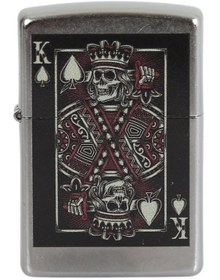 Resim Zippo Çakmak 207 King Skull 