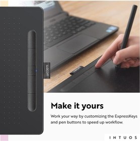 Resim Wacom Intuos Orta Boy Bluetooth Grafik Çizim Tableti 