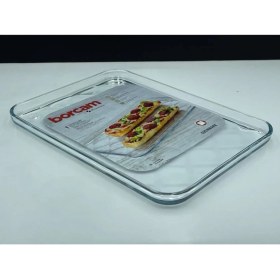 Resim Teknotrust Şeffaf Borcam Tepsi 1025 Cc, 33,4X24,4X2 Cm, Dayanıklı ve Şık Tasarım 