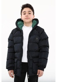 Resim Erkek Çocuk Mont 51276 Lacivert 
