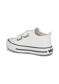 Resim Vicco Pino Işıklı Kız Erkek Çocuk Keten Ortopedik Spor Ayakkabı Beyaz 