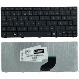 Resim Notespare Gateway Ile Uyumlu Lt2110u, Lt2113u, Lt2114u, Lt2120u, Lt2122u Notebook Klavye Siyah Tr 